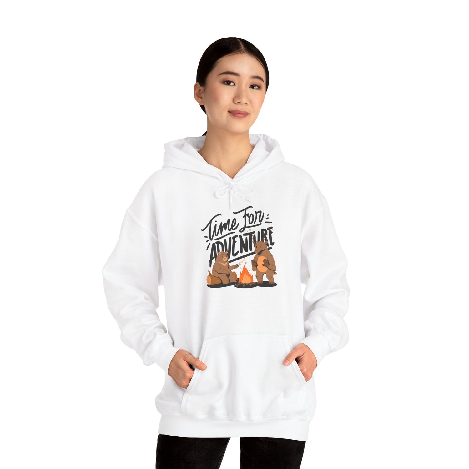 Adventure-Themed Hooded Sweatshirt - Cozy Sweatshirt, Unisex Hoodie