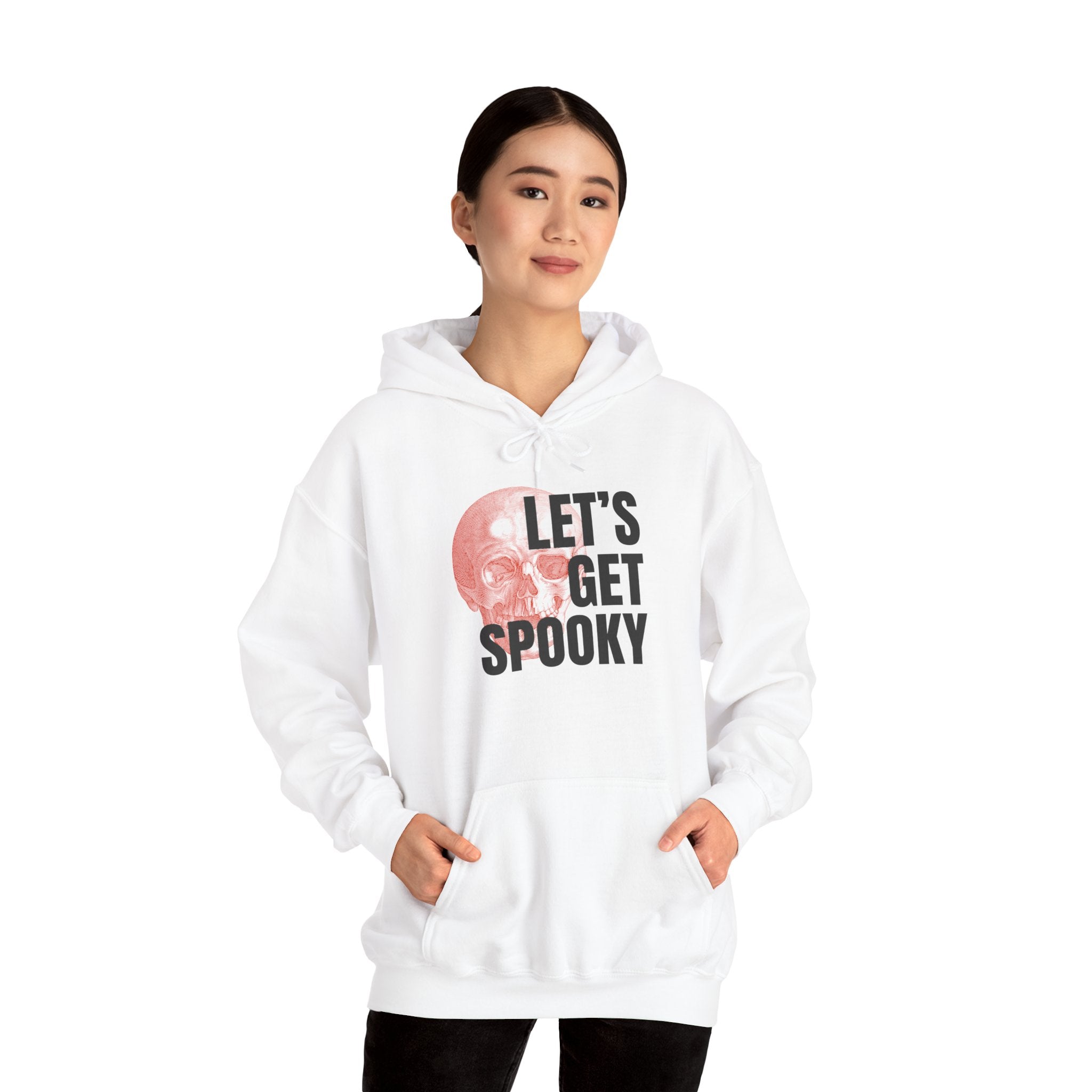 Unisex Spooky Hoodie, Halloween Sweatshirt, Cute Fall Apparel