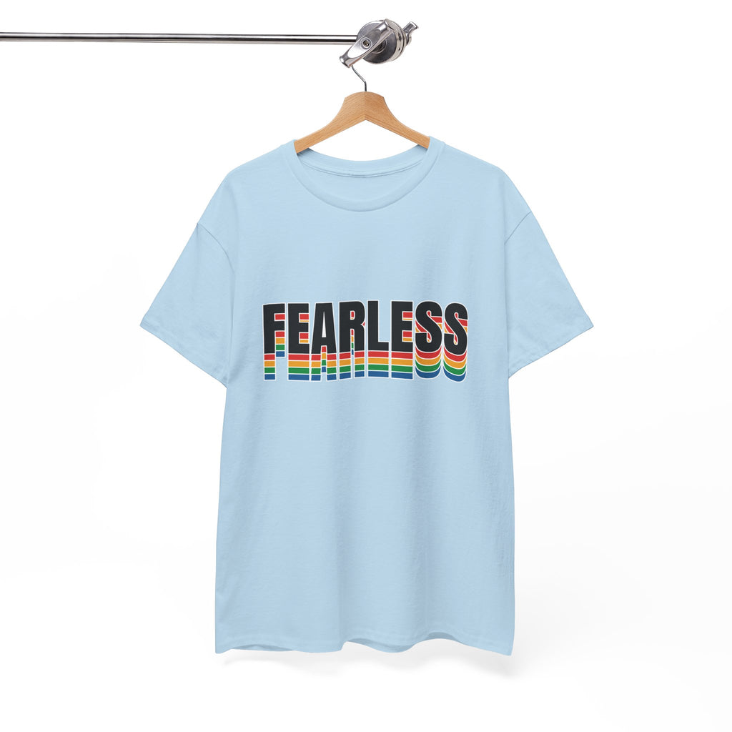 Fearless Unisex Heavy Cotton Tee - Motivational Graphic Shirt