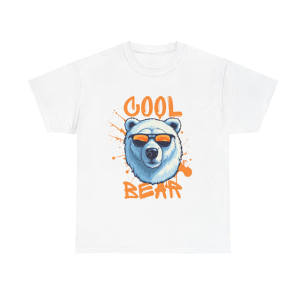 Cool Bear Unisex Heavy Cotton Tee | Fun Graphic Shirt