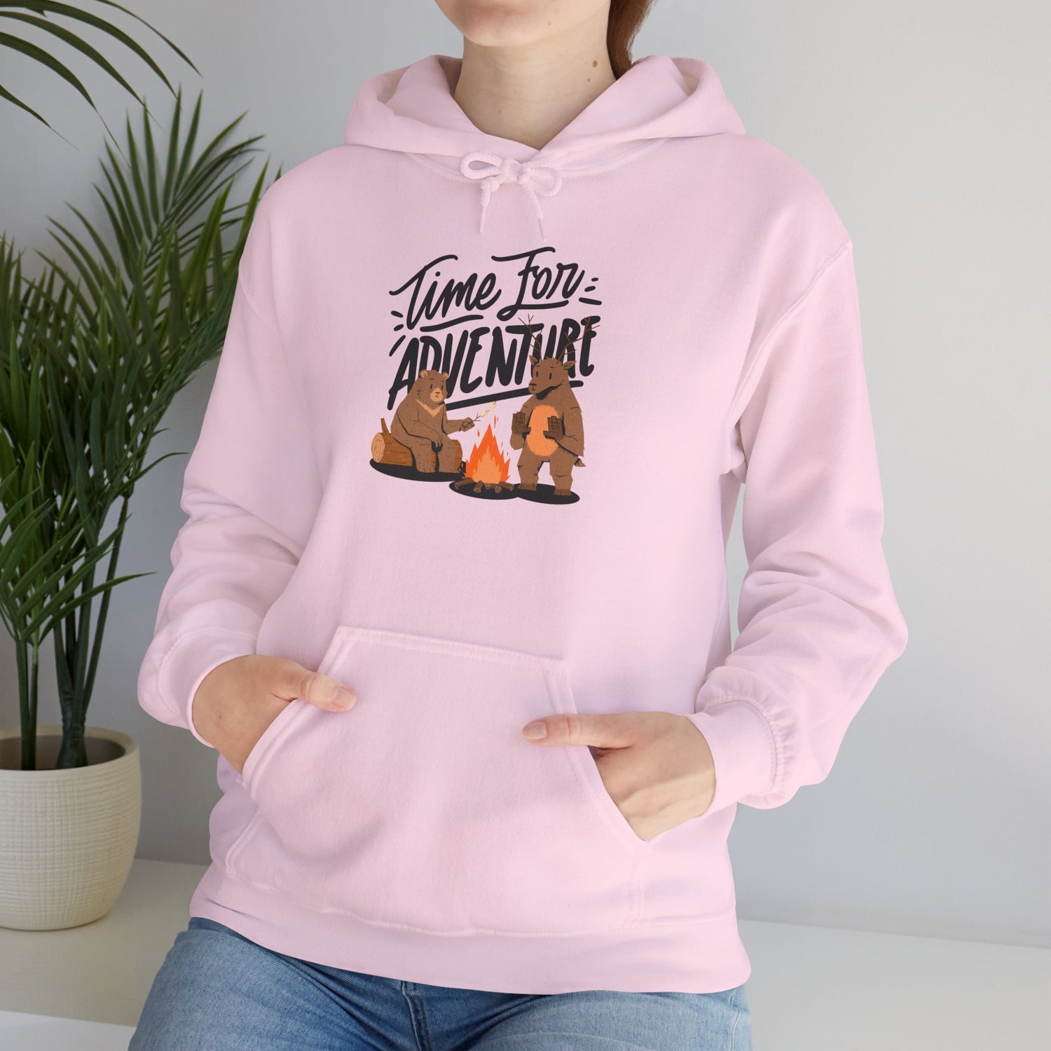 Adventure-Themed Hooded Sweatshirt - Cozy Sweatshirt, Unisex Hoodie
