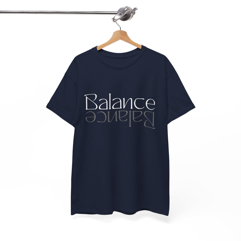 Stylish Unisex Tee with Balance Design, Casual Wear, Yoga Shirt