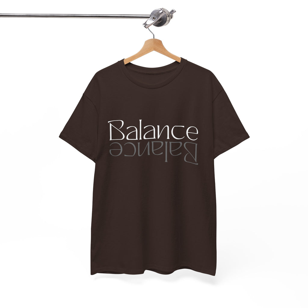 Stylish Unisex Tee with Balance Design, Casual Wear, Yoga Shirt