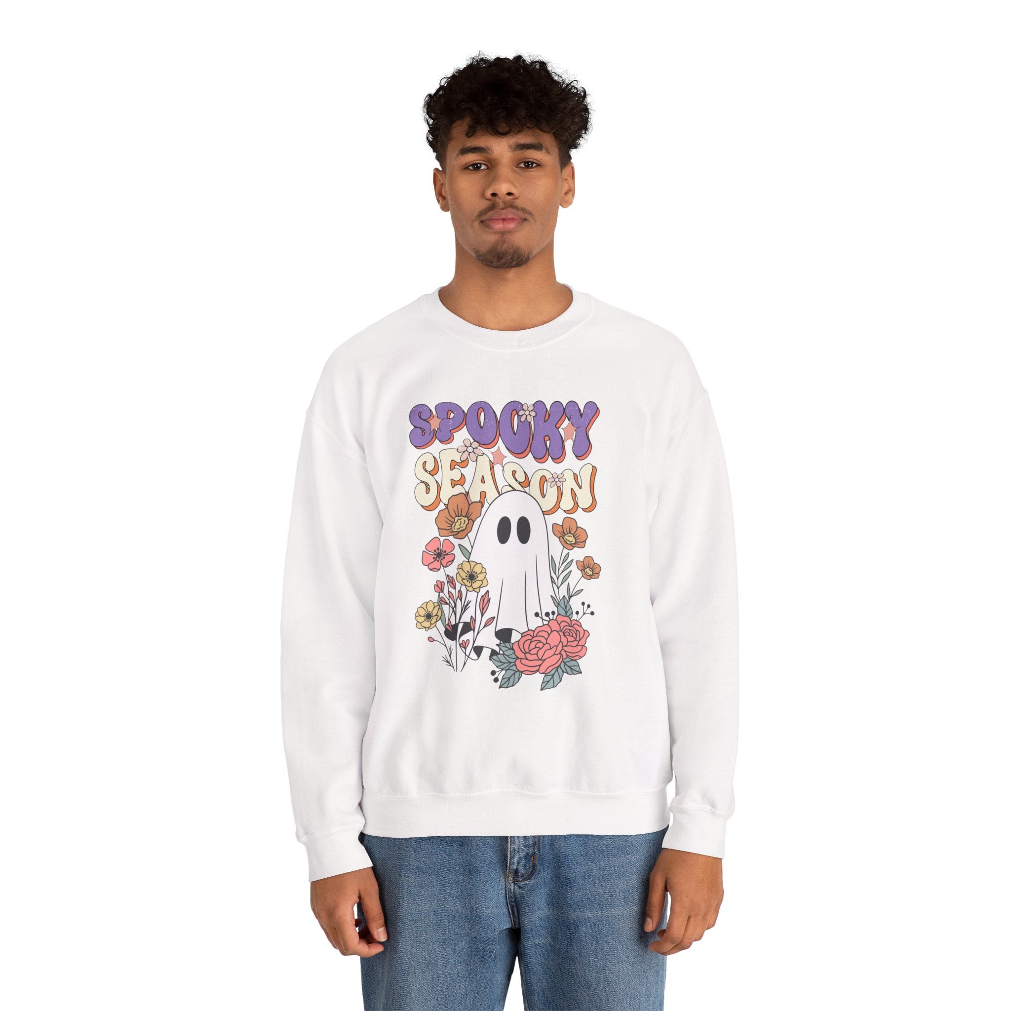 Spooky Season Crewneck Sweatshirt, Halloween Gift