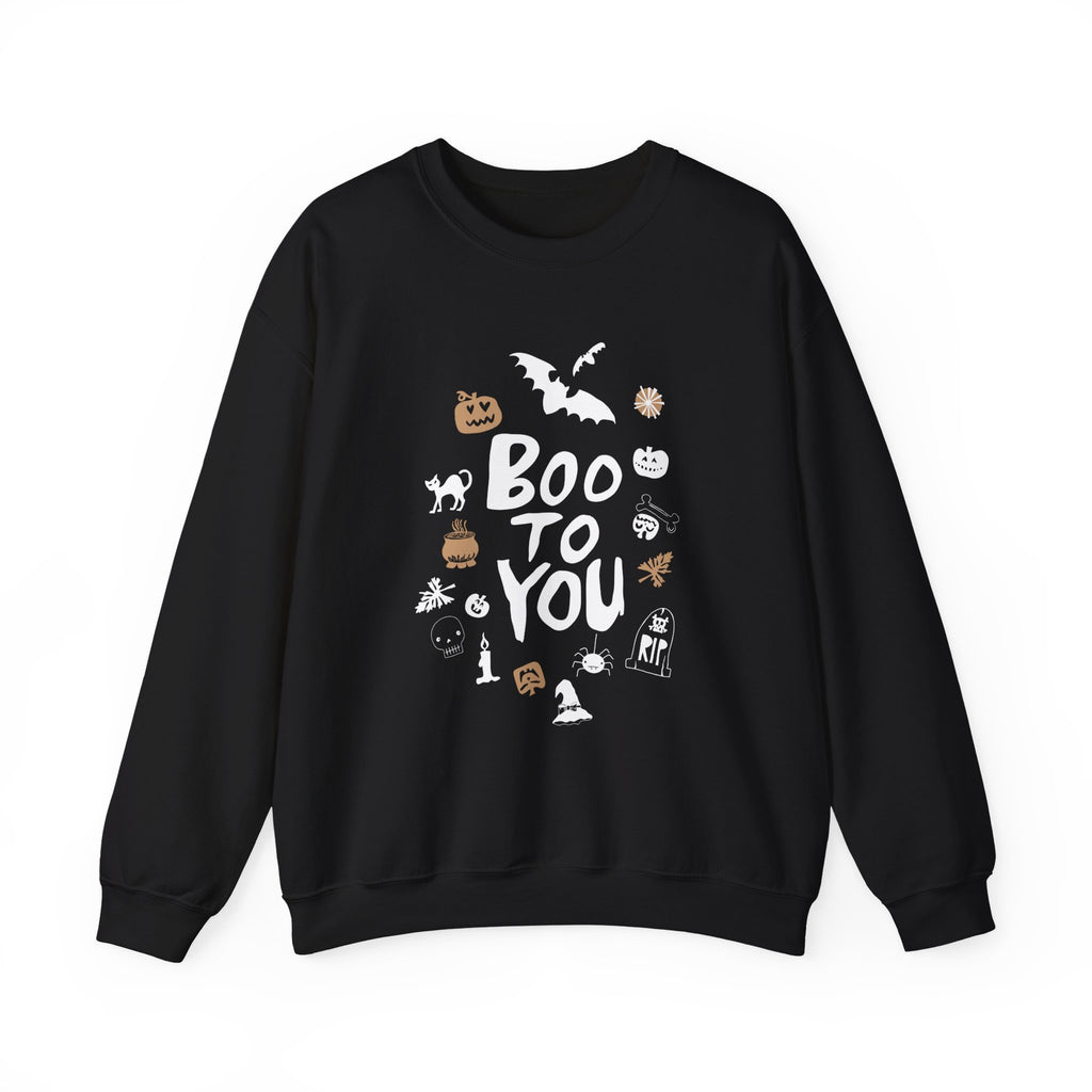 Halloween Boo to You Unisex Crewneck Sweatshirt Fall Apparel