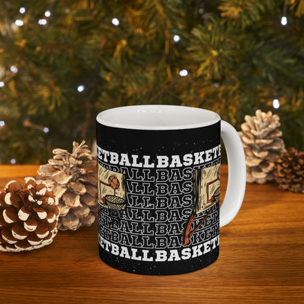 Basketball Ceramic Mug for Sports Lovers