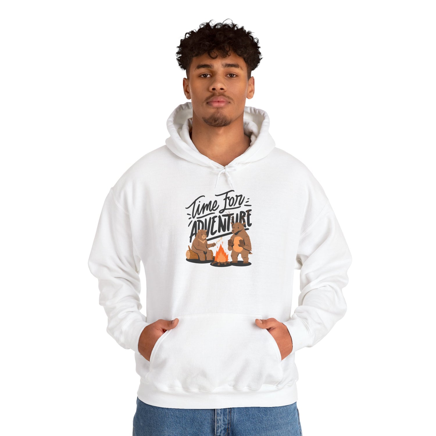 Adventure-Themed Hooded Sweatshirt - Cozy Sweatshirt, Unisex Hoodie