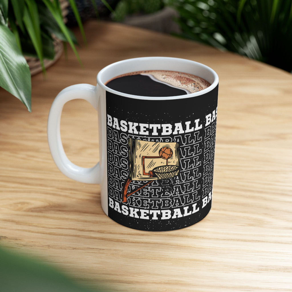 Basketball Ceramic Mug for Sports Lovers