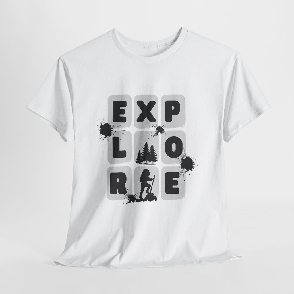 Explore Unisex Heavy Cotton Tee - Adventure Shirt