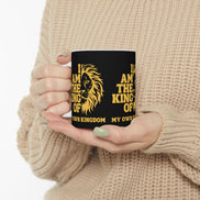 Majestic Lion Mug - I Am The King Of My Own Kingdom