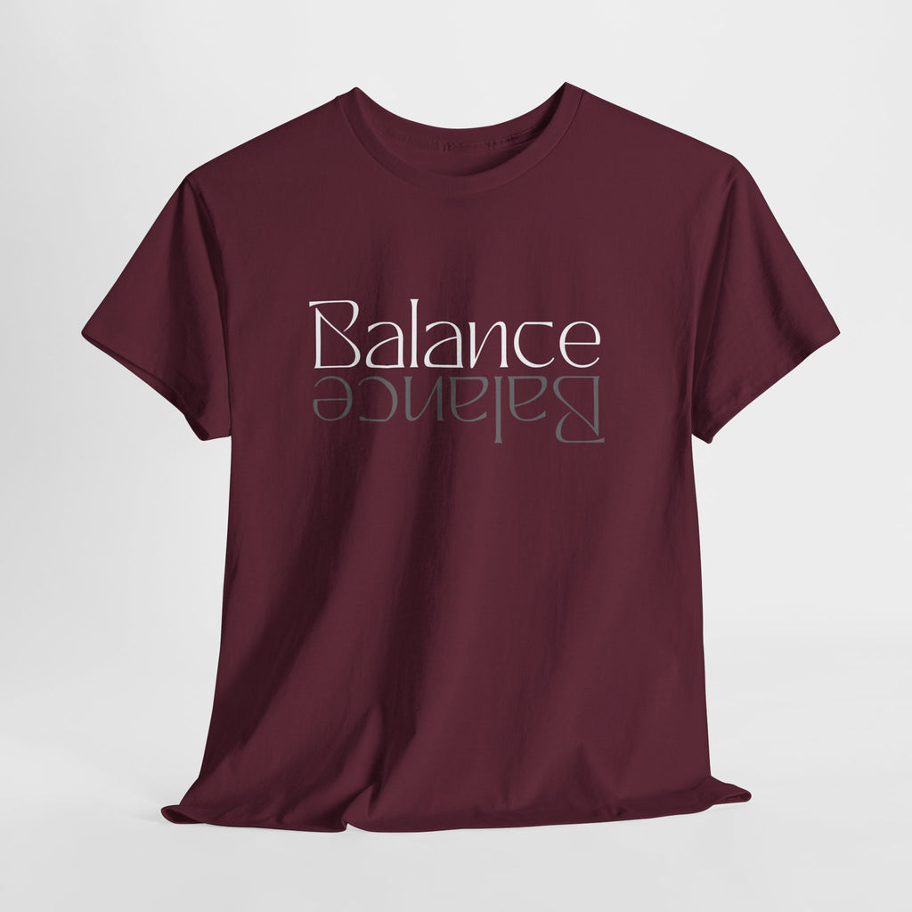 Stylish Unisex Tee with Balance Design, Casual Wear, Yoga Shirt