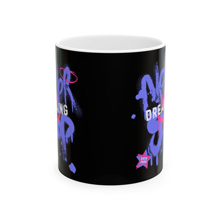 Vibrant Ceramic Mug - Inspirational Quote