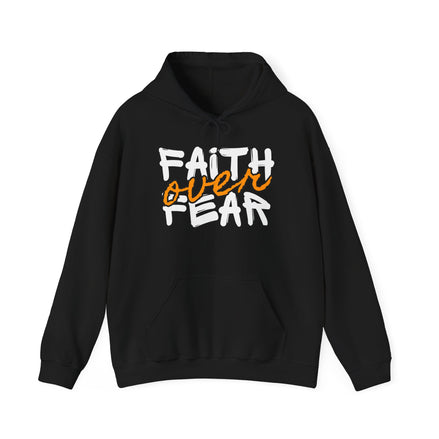 Faith Over Fear Hoodie | Unisex Heavy Blend Sweatshirt, Inspirational Gift