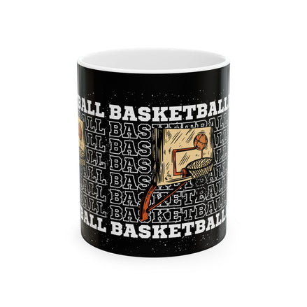 Basketball Ceramic Mug for Sports Lovers