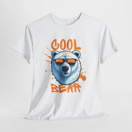 Cool Bear Unisex Heavy Cotton Tee | Fun Graphic Shirt
