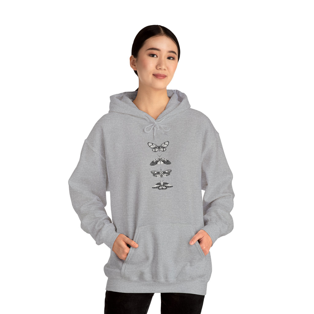 Vintage-Inspired Butterfly Sweatshirt, Cozy Hoodie